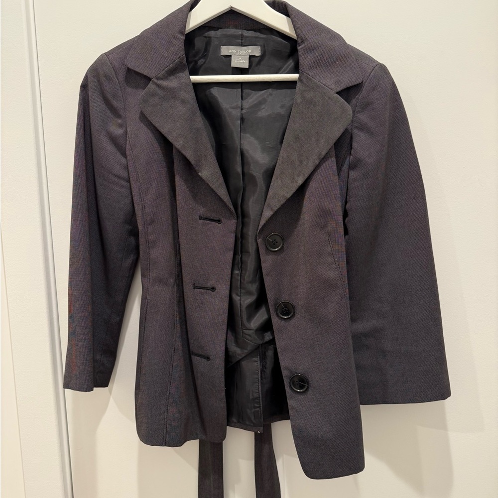 Ann Taylor Charcoal Blazer